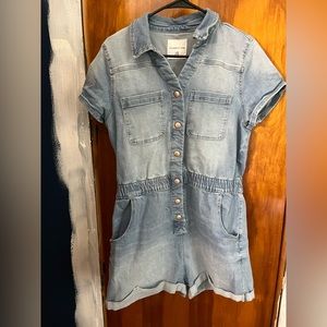 Celebrity Pink Jean Romper